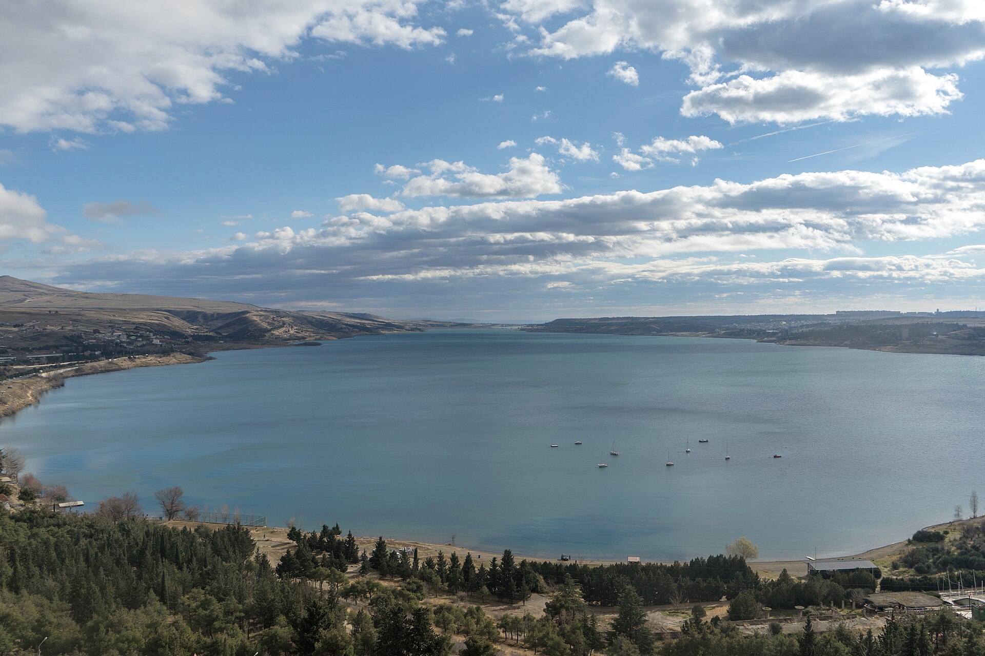 Scenic Tbilisi Sea view on the private Chronicle of Georgia tour route